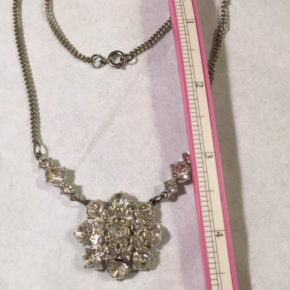 Vintage rhinestone necklace - Picture 3 of 5